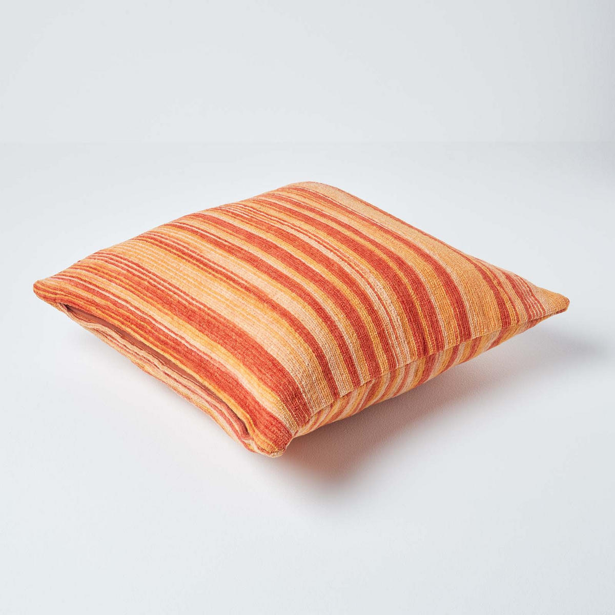 KISSENHÜLLE Chenille Tie Dye terracotta 60/60 cm - Terra cotta, Textil (60/60cm) - Homescapes