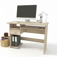 SCHREIBTISCH Biurka Eiche Sonoma 100 / 50 / 74cm - Eichefarben, Holz/Holzwerkstoff (50/100/74cm) - Feldmann-Wohnen
