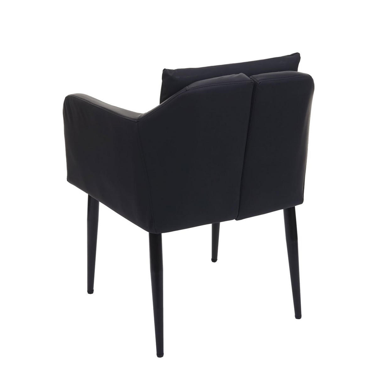 ESSZIMMERSTUHL Schwarz 2er-Set - Schwarz, Textil (60/86/65cm) - MCW