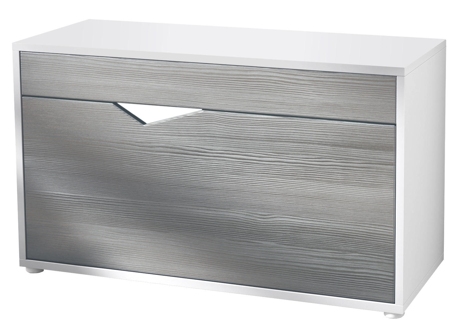 Vladon Schuhschrank Anthrazit 85x50x33 cm