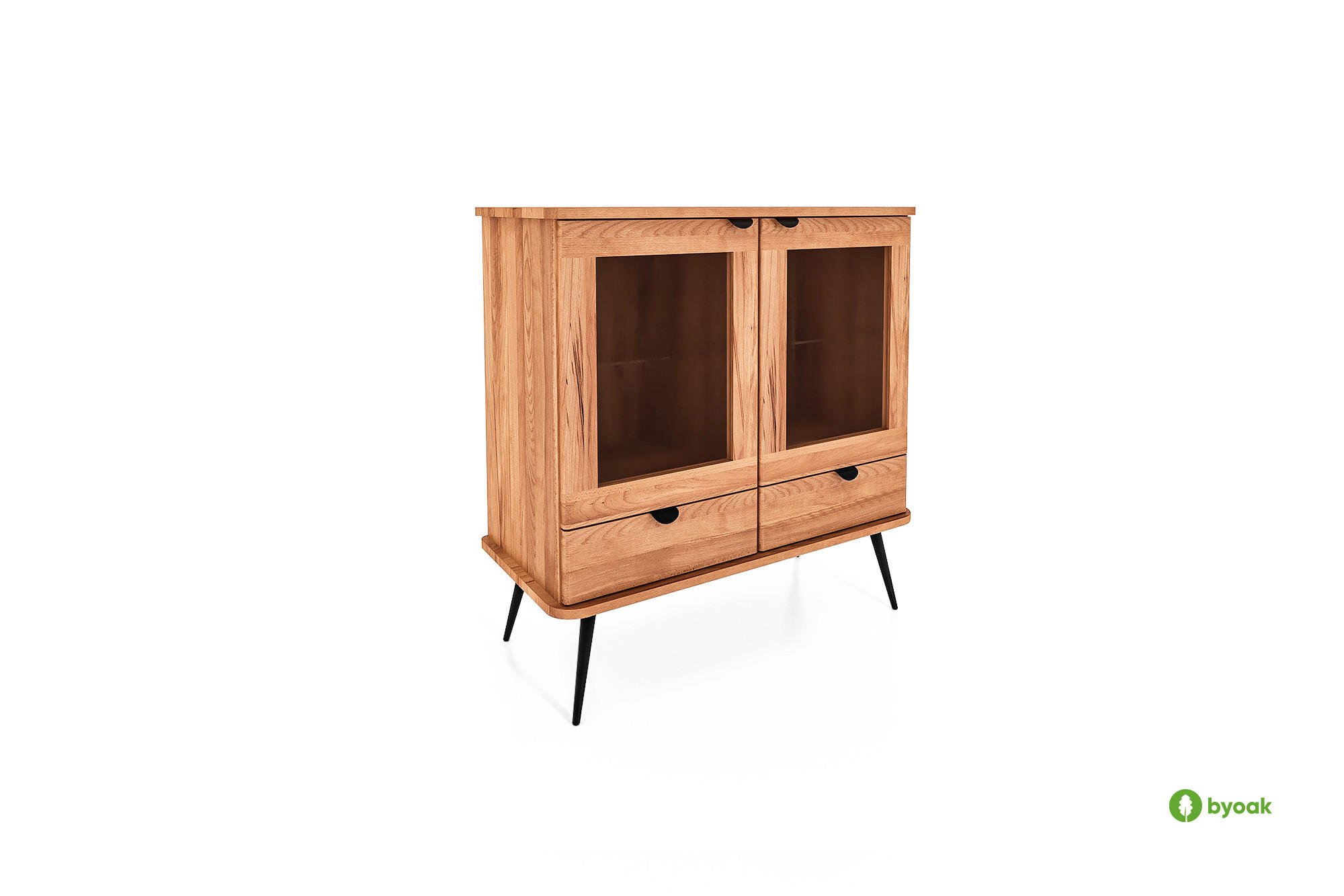 ANRICHTE LINA Kernbuche - Kernbuche, Holz (97/102/46cm) - byoak