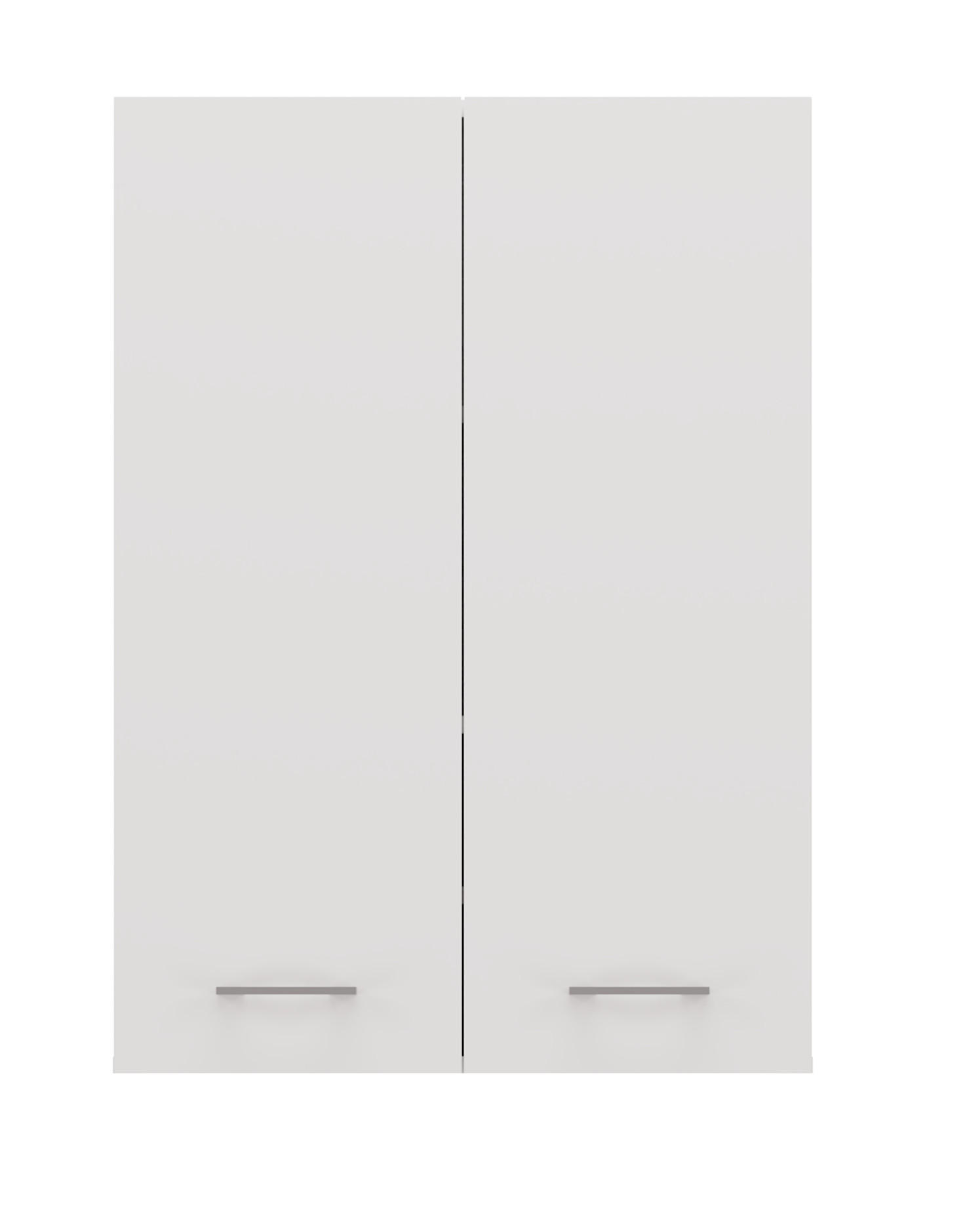 BADEZIMMERSCHRANK POLA MINI DD - WEISS - Weiß, Holzwerkstoff (64/90/30cm) - CDF