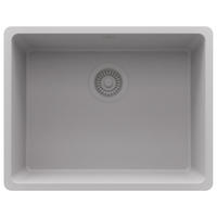 UNTERBAUSPÜLE GRANIT Venedig Easy, 2-er set Grau 56/44 cm 1 Becken + Ablauf-Set ab 60er Unterschrank - Grau, Kunststoff (56/20/44cm) - Primagran