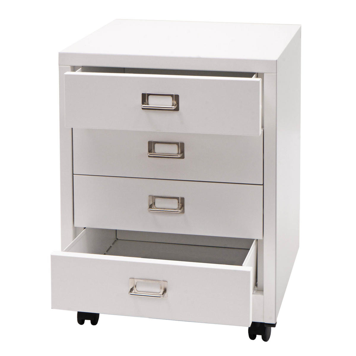 ROLLCONTAINER Weiß - Weiß, Metall (40/55/41cm) - MCW