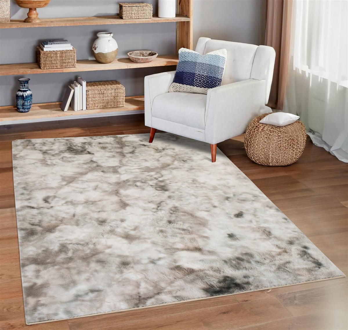 HOCHFLOR-TEPPICH Toledo 500 Beige 200x290 cm - Beige, Textil (200/290cm) - carpet city