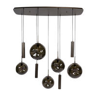 HÄNGELEUCHTE Stellar Braun 60/133/150 cm - Braun, Glas (60/133/150cm) - Hoyz Collection
