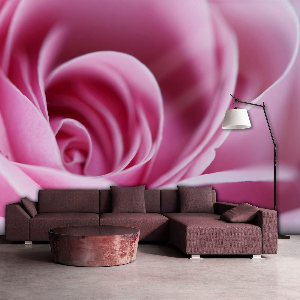 VLIESTAPETE Rosa 200/154 cm - Pink/Grau, Textil (200/1cm) - KUNSTLOFT