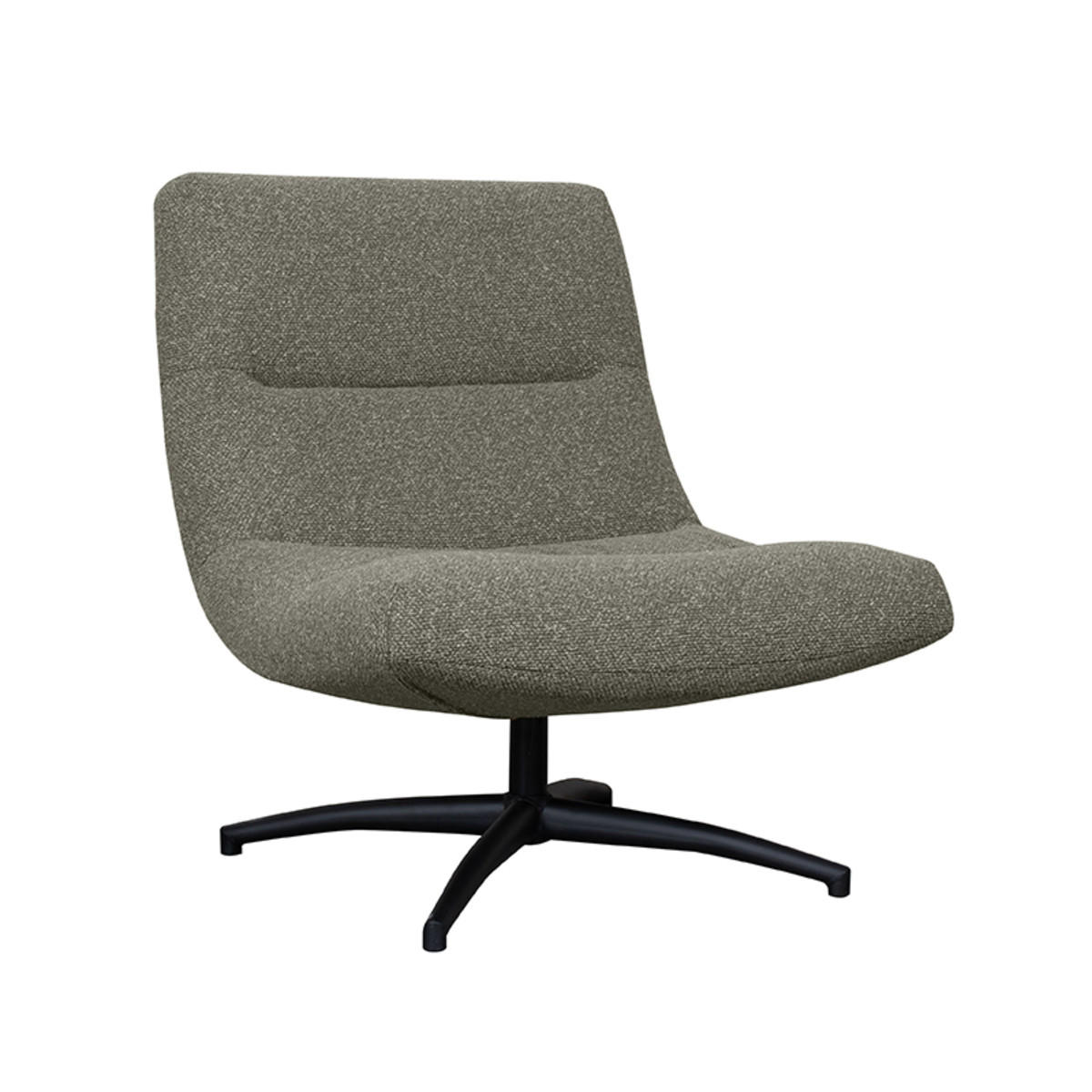 SESSEL Calix Grau 93/77/88 cm - Grau, Textil (77/88/93cm) - LABEL51