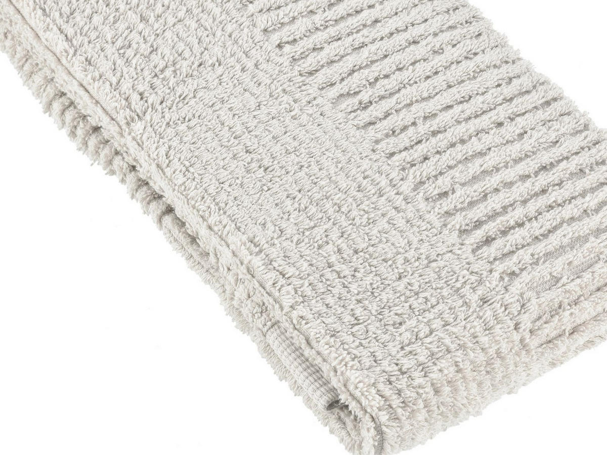 HANDTUCH Classic soft grey 50/100 cm - Hellgrau, Textil (50/100cm) - Zone Denmark