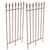 RANKGITTER Elly - 2er Set antik braun - Braun, Metall (50/100/2cm) - TPFGarden
