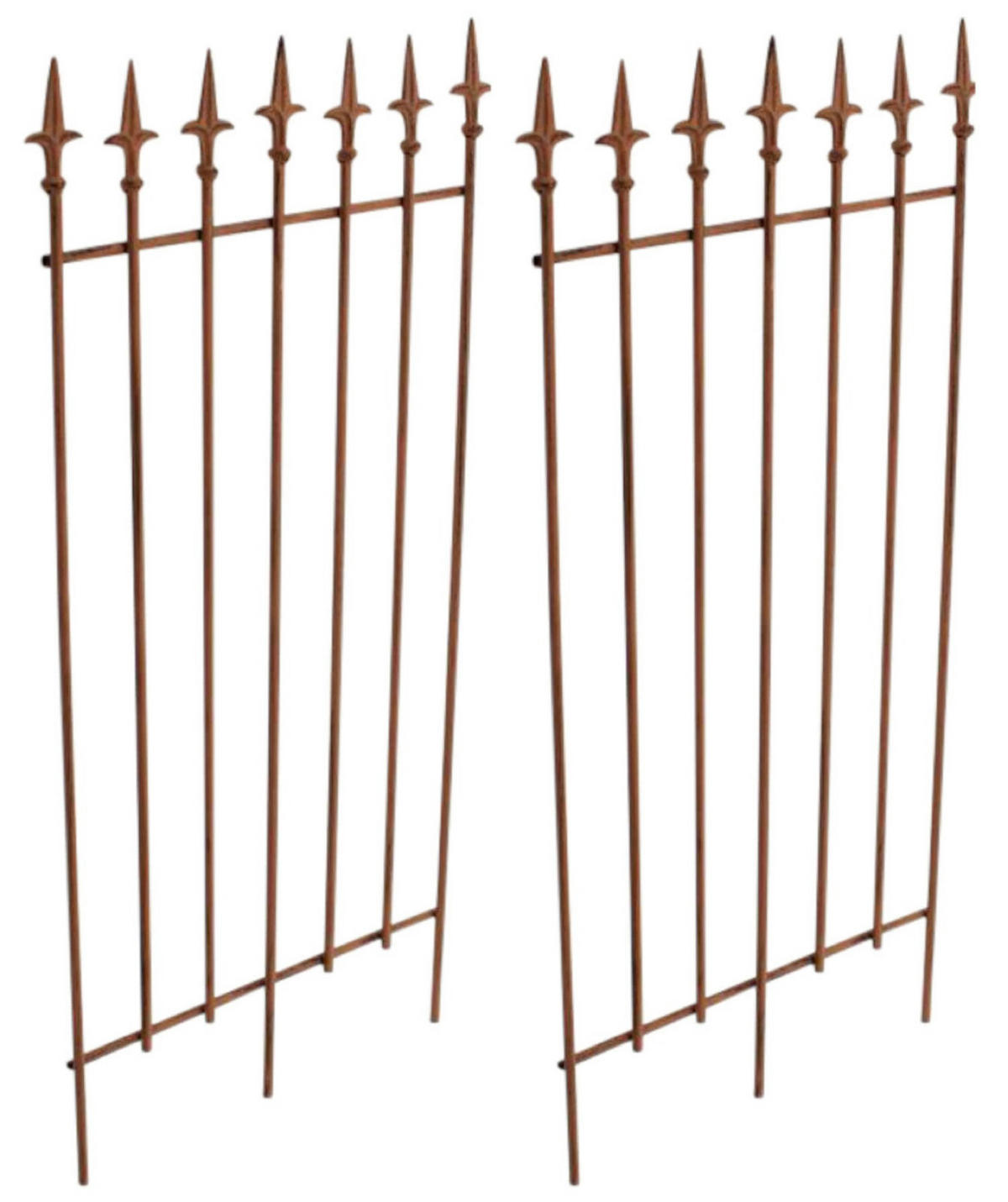 RANKGITTER Elly - 2er Set antik braun - Braun, Metall (50/100/2cm) - TPFGarden