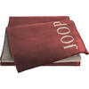 WOHNDECKE TOUCH Rouge-Natur 130 x 150cm - Weinrot, Textil (130/150cm) - Joop!