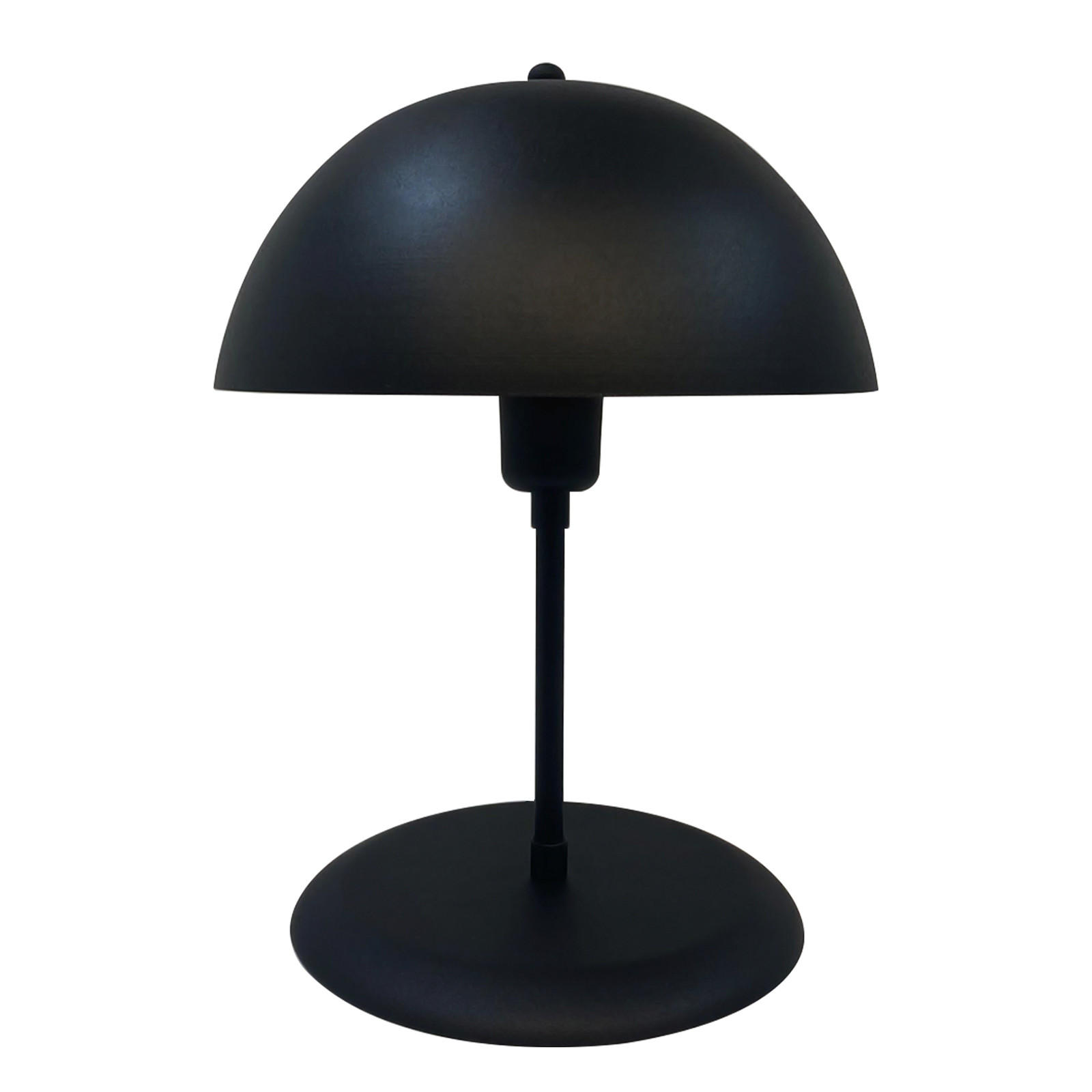 TISCHLEUCHTE Kleine Pilzlampen 26/35 - Schwarz, Metall (26/35cm) - Bamyum