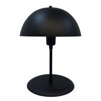 TISCHLEUCHTE Kleine Pilzlampen 26/35 - Schwarz, Metall (26/35cm) - Bamyum
