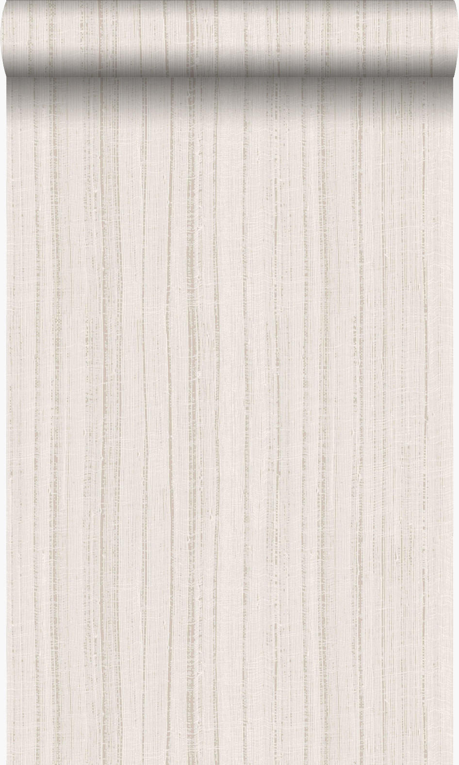 TAPETE feine unregelmäßige Streifen mit Sandstruktur 53 cm x 10.05 m - Beige, Papier (53/1000cm) - Origin Wallcoverings
