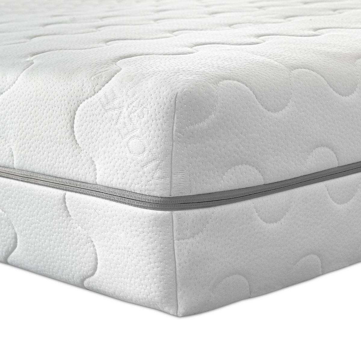 MATRATZE 180x200 mit Taschenfederkern, H2+H3 Höhe 21cm - Öko Tex zertifizierte Taschenfederkernmatratze 180x200 - Weiß, Textil (180/200cm) - Sleepneo