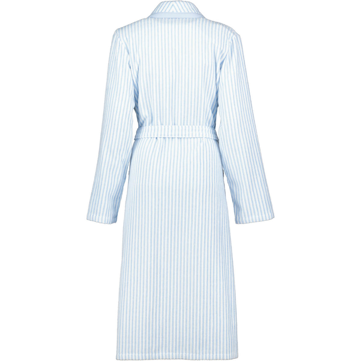 BADEMANTEL DAMEN SCHALKRAGEN 3423 MITTELBLAU - 11 - Blau, Textil (Snull) - Cawoe