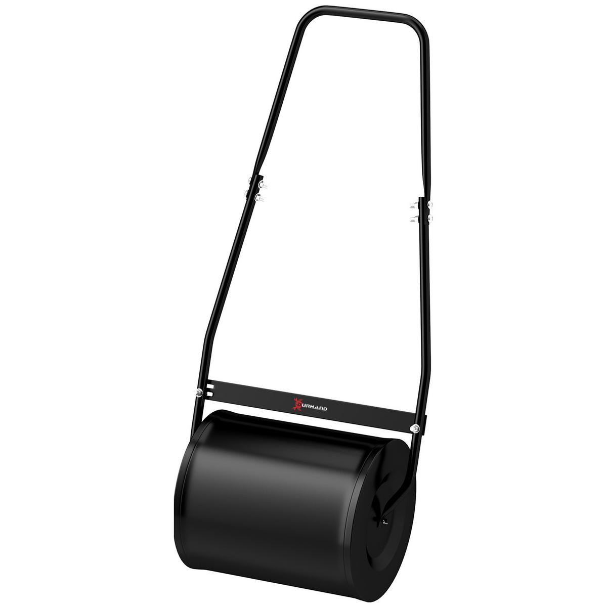 RASENWALZE DE-13732 30 L Füllvolumen mit ergonomischem Griff Schwarz - Schwarz, Metall (32/108/50cm) - ComfortXL