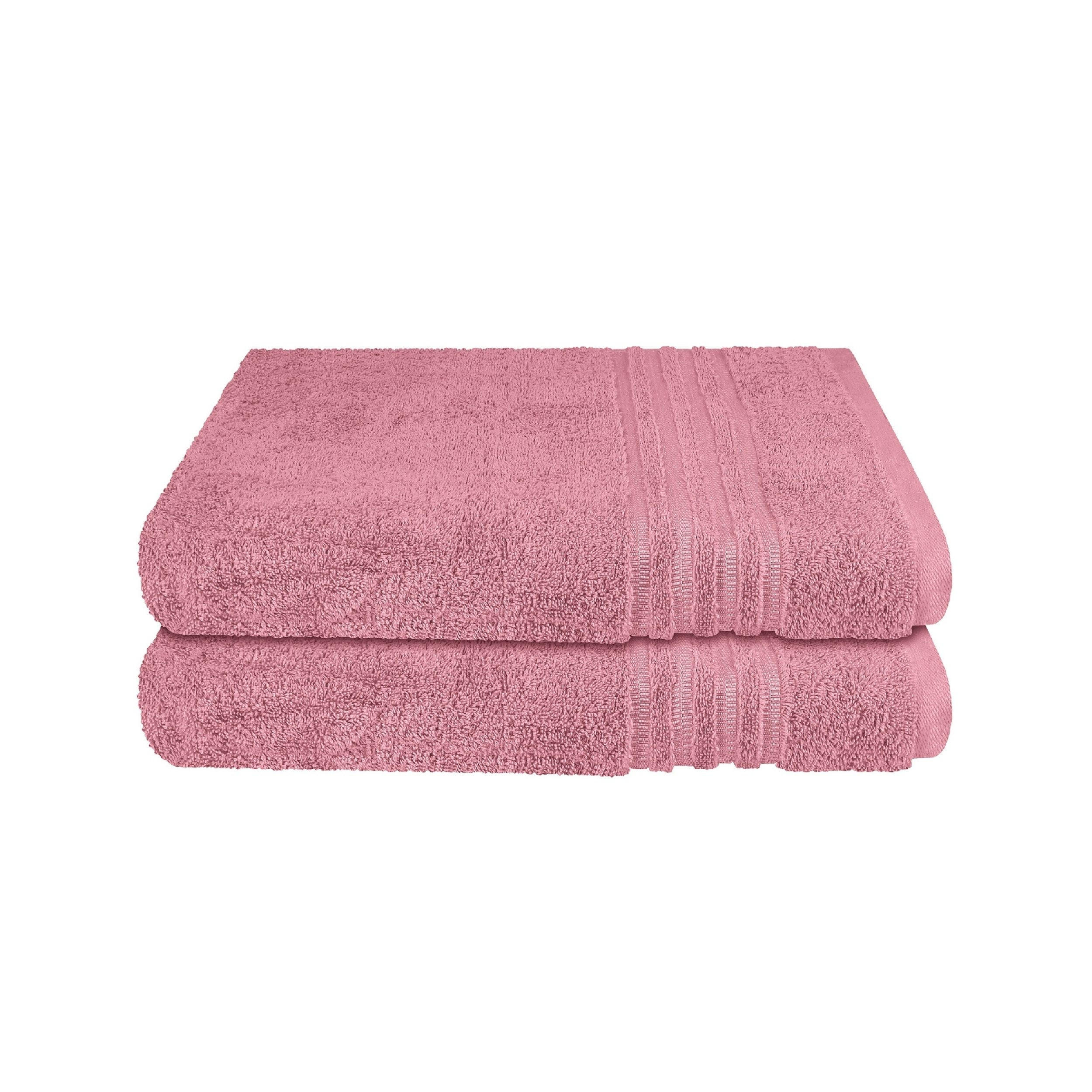 DUSCHTUCHSET Milano - 2-teilig - 70x140 cm - Malve - Mauve, Textil (70/140cm) - SCHIESSER