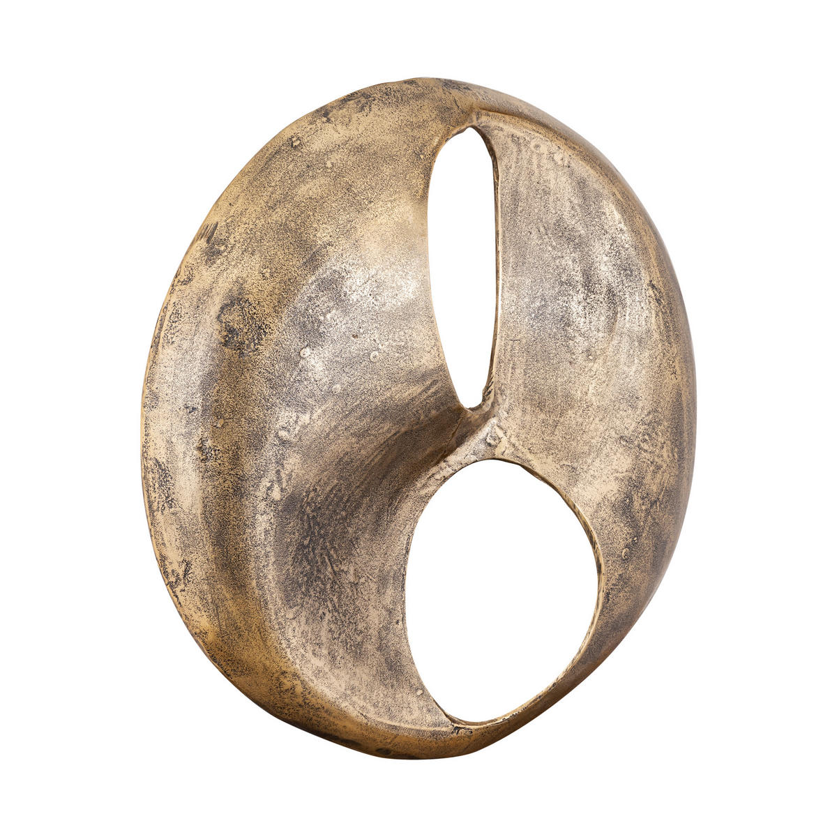 WANDPANEEL Deuie Gold 70/10/70cm - Goldfarben, Metall (10/70/70cm) - PTMD Collection