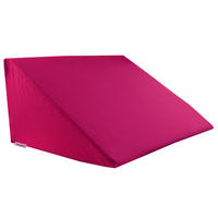 KEILKISSENBEZUG Basic 100% Baumwolle pink 62/49/30 cm - Pink, Textil (62/49cm) - beties Heimtextil