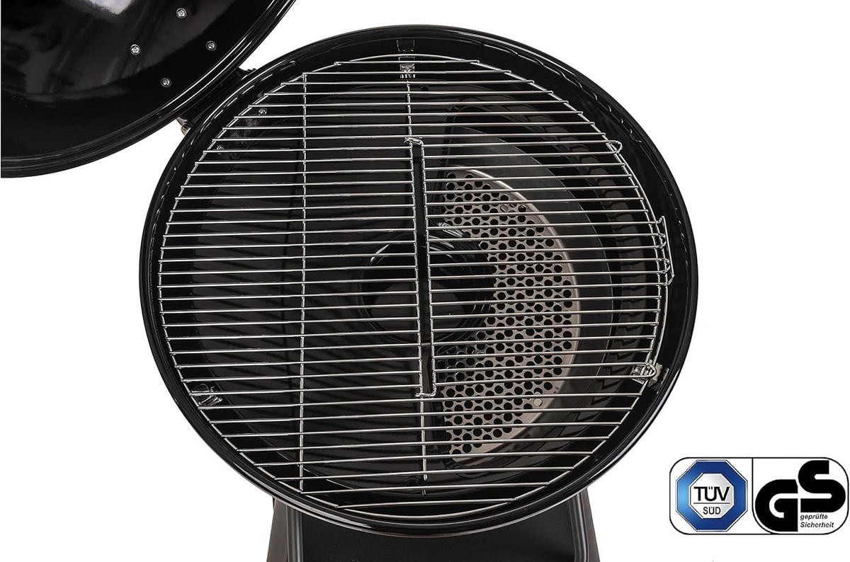 HOLZKOHLEGRILL -Outdoorchef Kensington 570C- Grill Ø54cm - Schwarz, Metall (54/101cm) - JUNG
