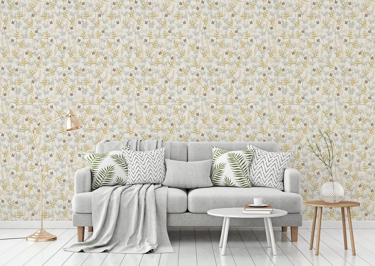 VLIESTAPETE Bunt 53/1005 cm - Weiß, Textil (53/1cm) - KUNSTLOFT