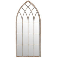 SPIEGEL Sandfarben 70x30 cm Eisen für den Innenbereich - Creme, Metall (30/70/1cm) - furnicato