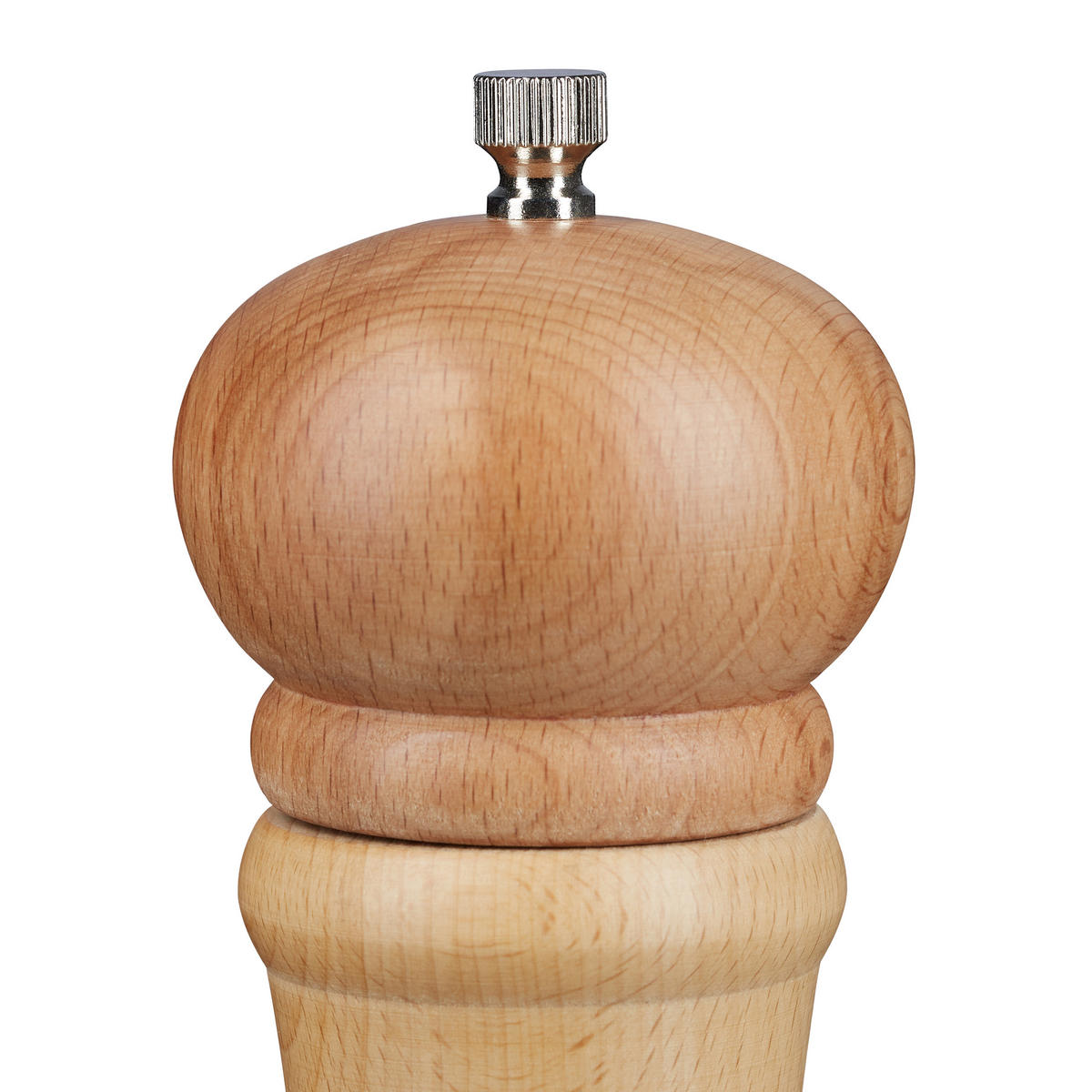 PFEFFERMÜHLE Keramikmahlwerk - Hellbraun, Holz/Keramik (5.5/39.5/5.5cm) - Relaxdays