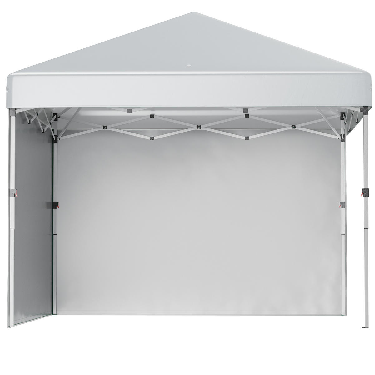 PAVILLON DE-13961 Pop-up 3/3 m, höhenverstellbar UV30+ - Hellgrau, Textil (297/288/297cm) - ComfortXL