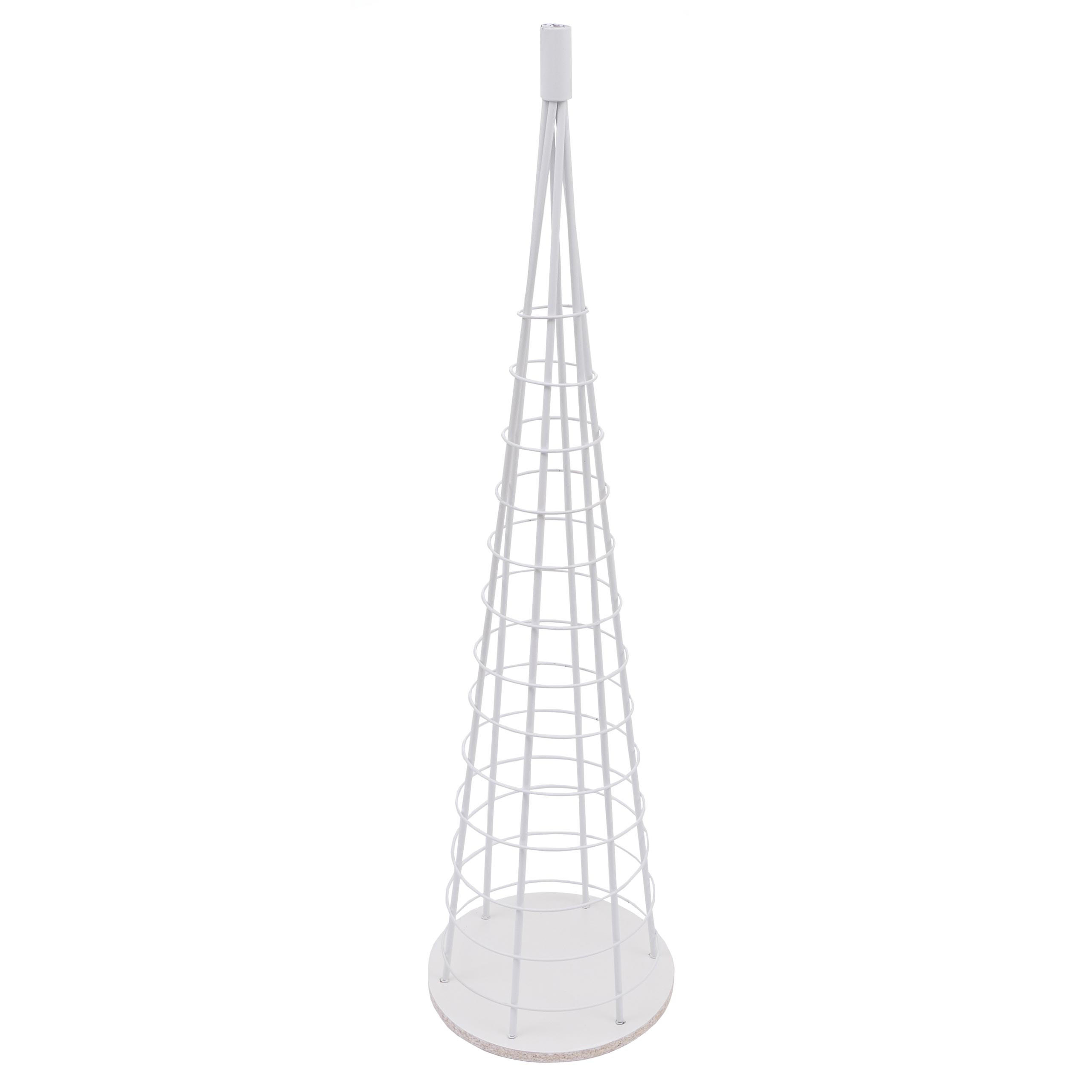 DEKO-BAUM Weiß - Weiß, Metall (30/115cm) - MCW