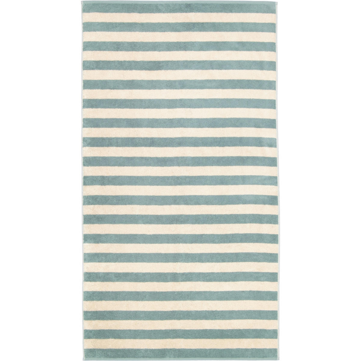 DUSCHTUCH LINES BLOCKSTREIFEN 6256 FJORD - 43 - Pastellgrün, Textil (80/150cm) - Cawoe