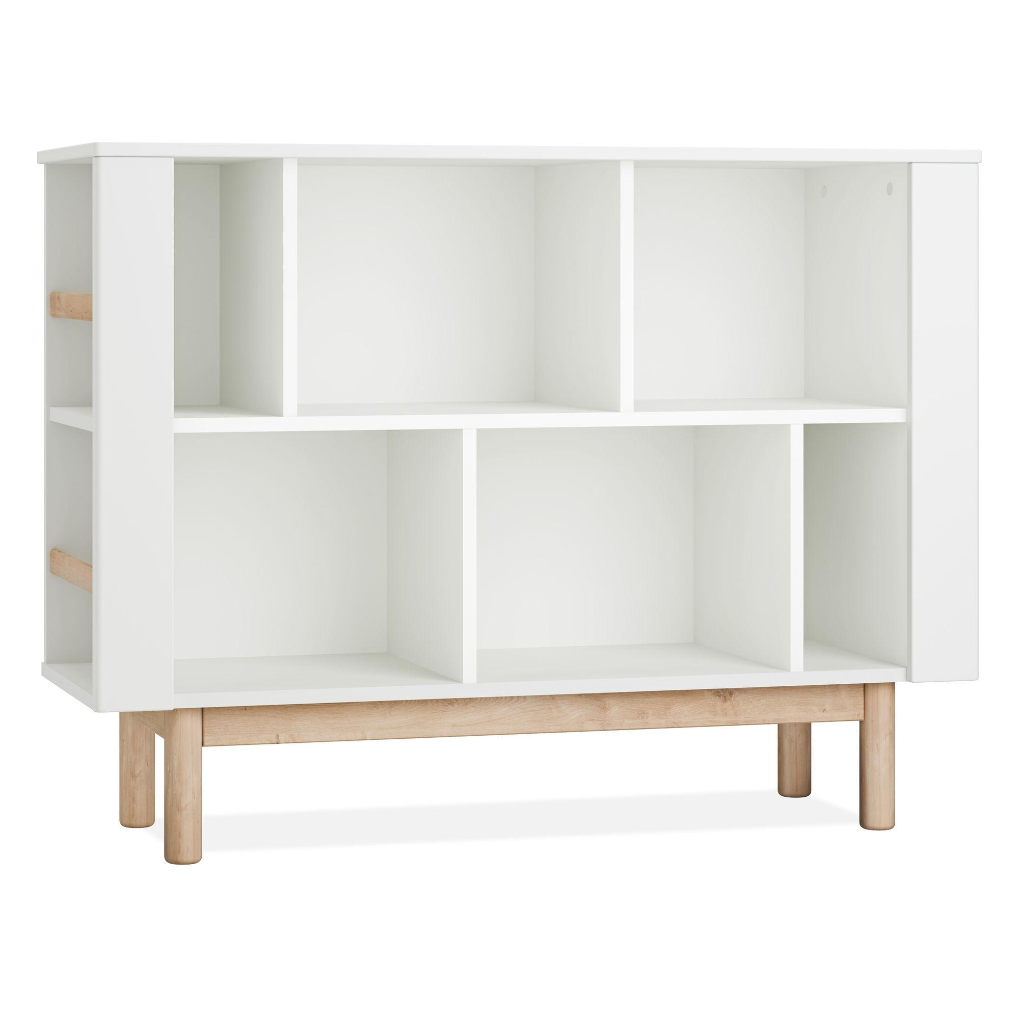 Konsimo® Kinderregal Weiß 120x91x40 cm