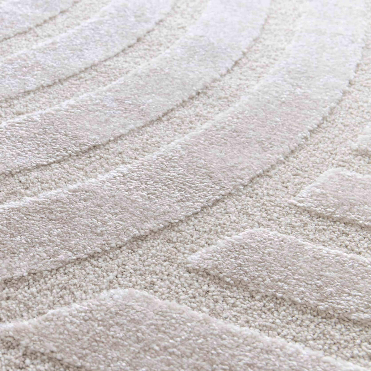 TEPPICH, Beige - Beige, Textil (120/170cm) - Oviala
