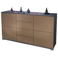 SIDEBOARD Rova Bronze Optik - Bronzefarben, Holzwerkstoff (138.5/75.5/35cm) - Vladon
