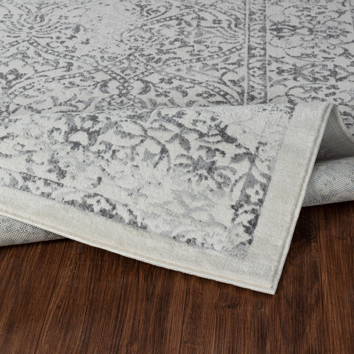 VINTAGE-TEPPICH 160/215 cm Grau - Grau, Naturmaterialien/Textil (160/215cm) - LIVABLISS