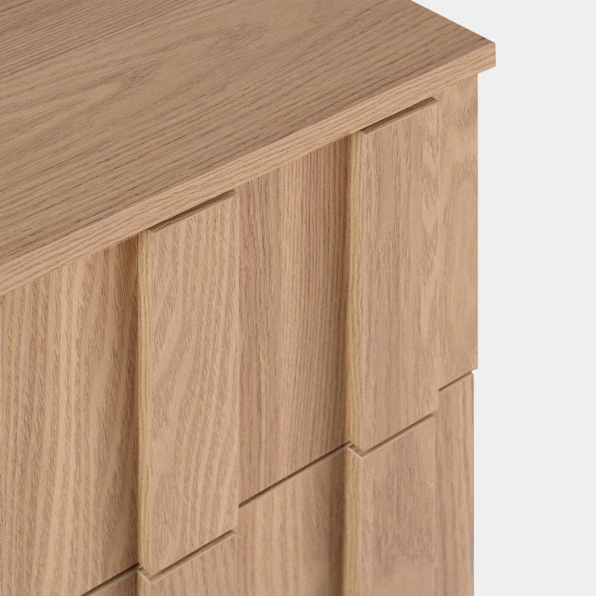 NACHTTISCH 2 SCHUBLADEN Otto Natürlich 42 cm x 54 cm - Naturfarben, Holzwerkstoff (42/54/40cm) - Klast Home