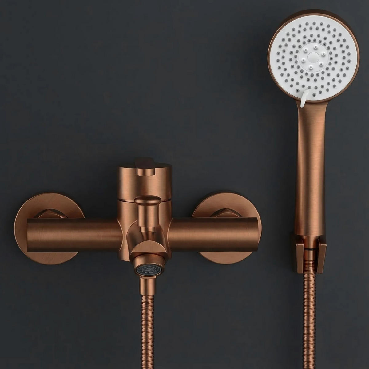 WANNENARMATUR Rea Ontario Brush Copper - Kupferfarben, Metall (17.5/9.5/15cm) - REA