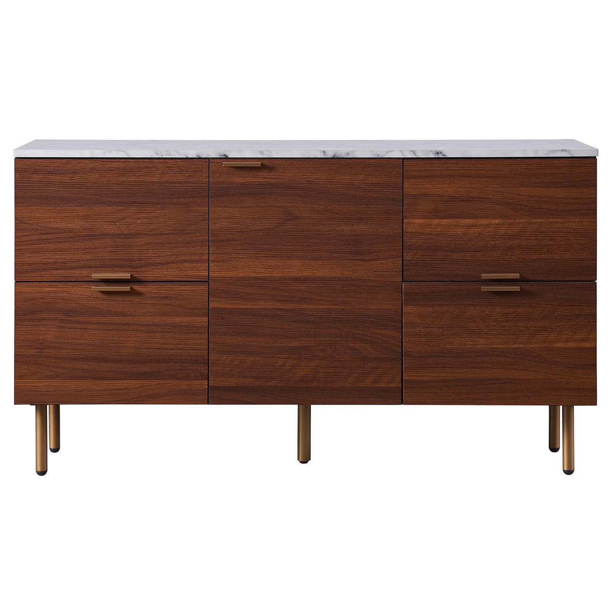 SIDEBOARD Braun - Braun, Holzwerkstoff (35.6/71.1/71.1cm) - Teamson Home