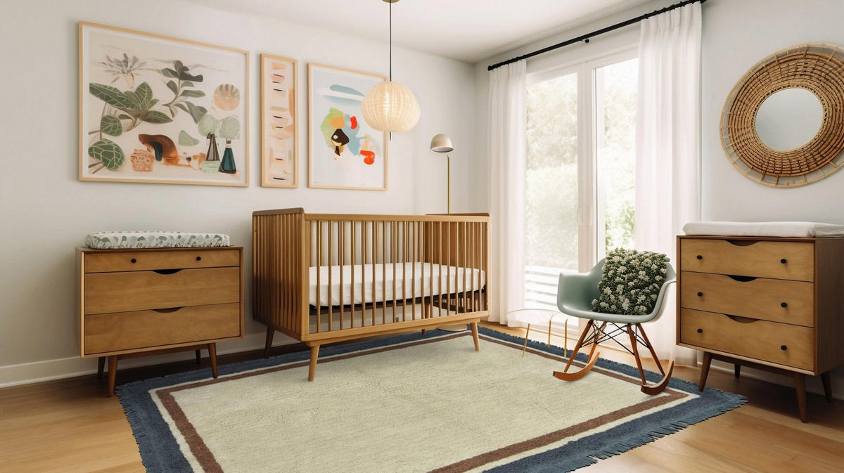 KINDERTEPPICH aus Baumwolle blau - Blau, Naturmaterialien (200/290cm) - AFK Living