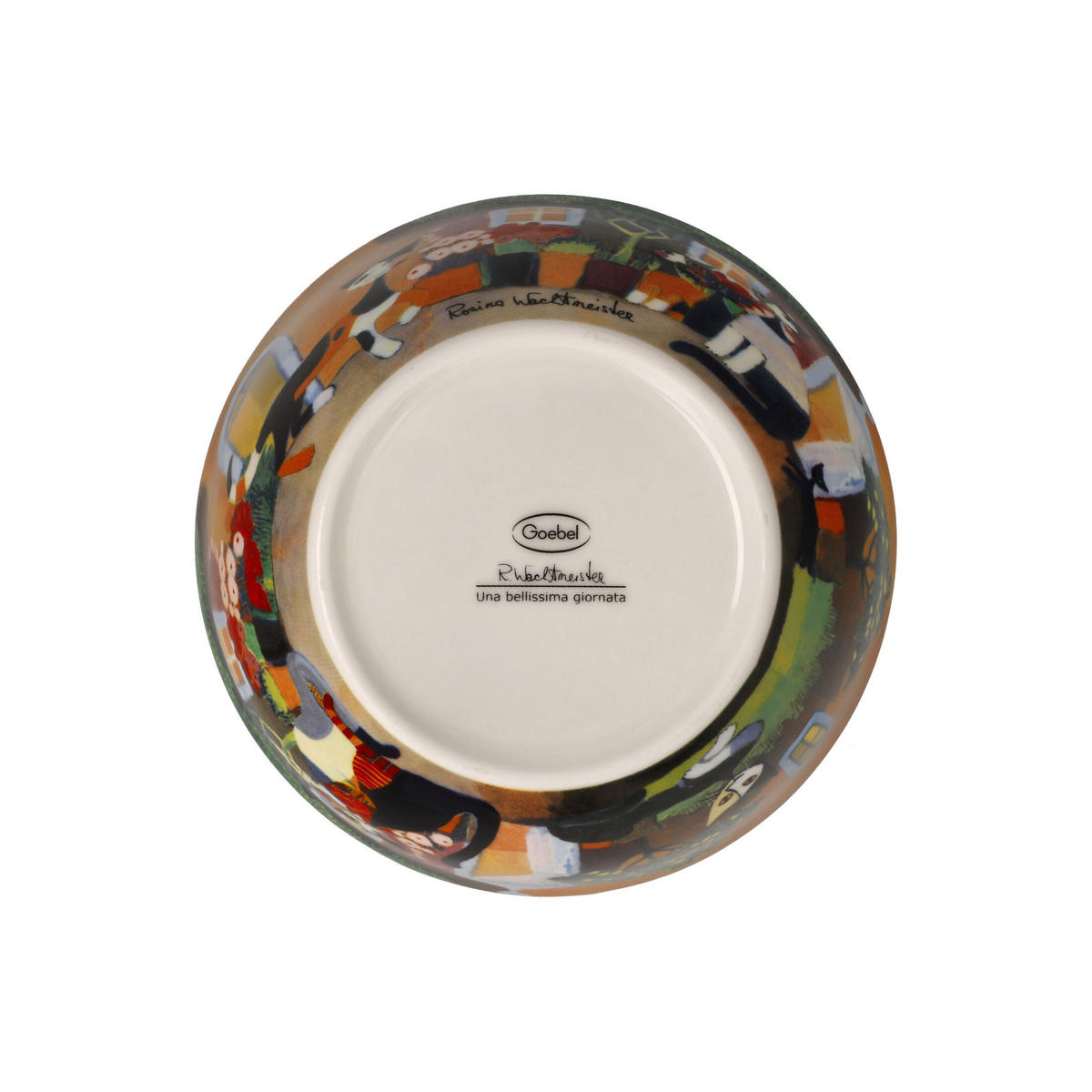 KÜNSTLERSCHALE Rosina Wachtmeister - Una bellissima giornata, Fine Bone China, Bunt, 15 cm - Multicolor, Keramik (7cm) - Goebel
