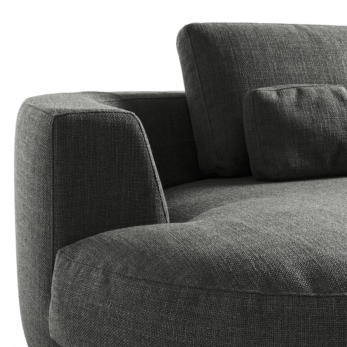MODULLONGCHAIR - Grau, Textil (194/80/145cm) - home24