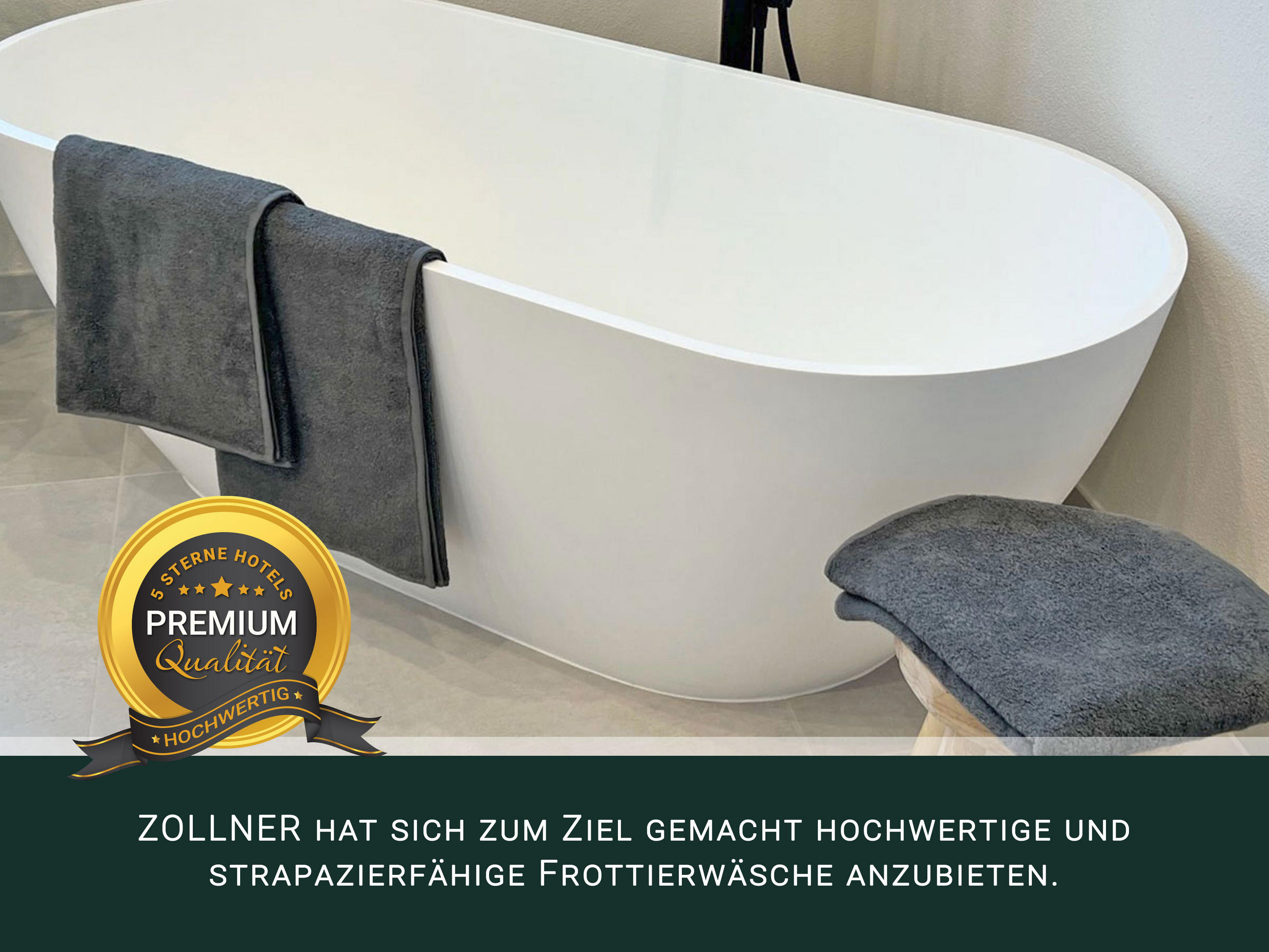 DUSCHTÜCHER, 3er-Set, 70x140 cm, 100% Baumwolle, Grau - Anthrazit, Textil (70/140cm) - Zollner