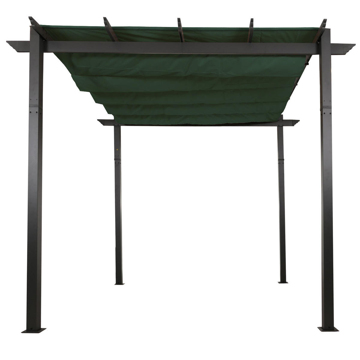 PERGOLA Aluminium 3x3m Grün - Grün, Metall (300/240/300cm) - BERLINLODGE
