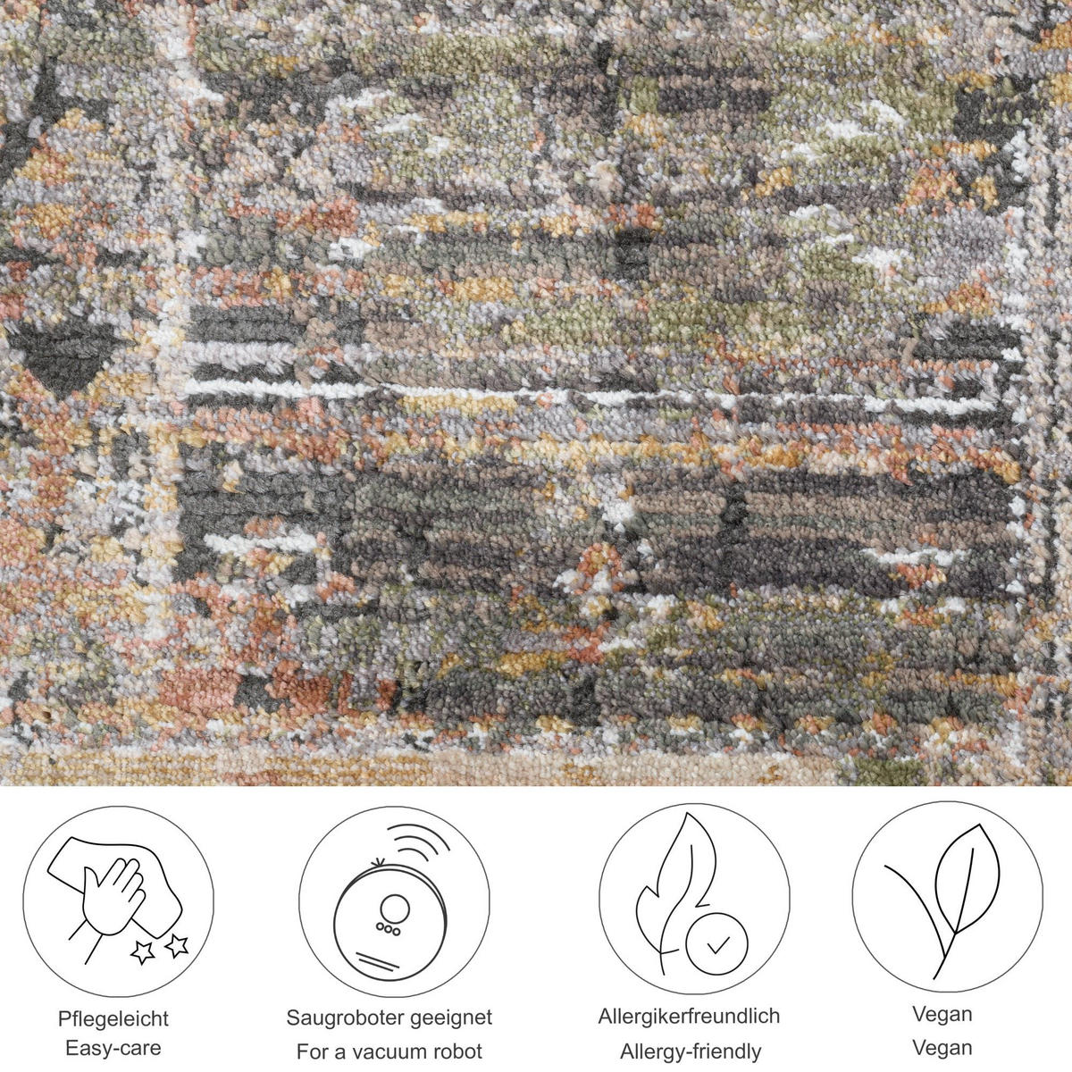 FLACHWEBETEPPICH Corduletta 80x280 cm - Beige, Textil (80/280cm) - Gino Falcone