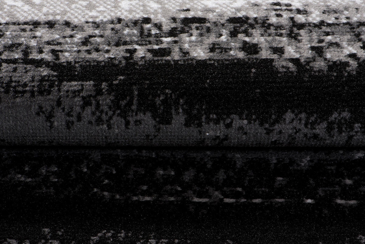 TEPPICH MAYA Dunkelgrau Meliert Streifen Verwischt 200/300 cm - Dunkelgrau, Textil (200/300cm) - Tapiso