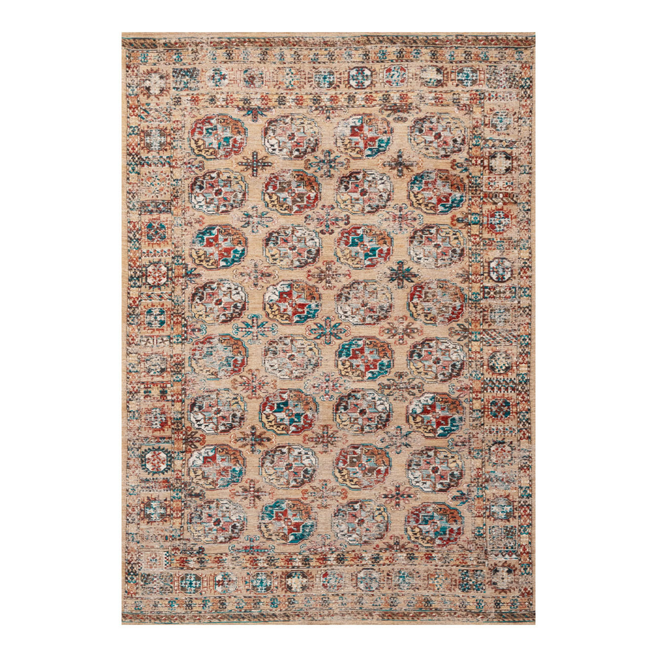 TEPPICH Djamboul Kasak 170/240 cm - Braun, Textil (170/240cm) - Louis De Poortere