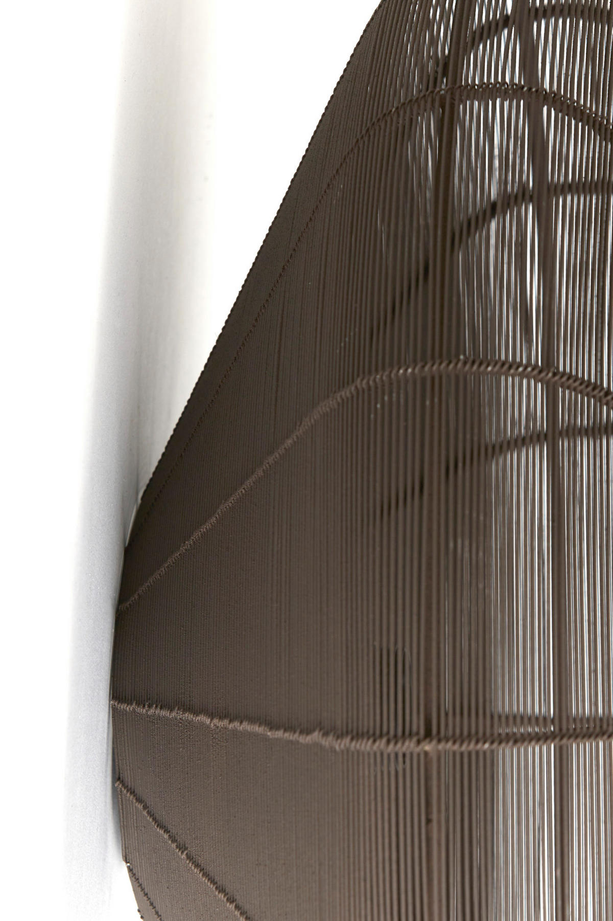 DECKENLEUCHTE Bahoto Braun Ø40/17 cm - Braun, Metall (40/40/17cm) - Light & Living