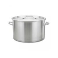 TOPF Silber 50/40/26 cm KH2026 - Silberfarben, Metall (40cm) - Kinghoff 