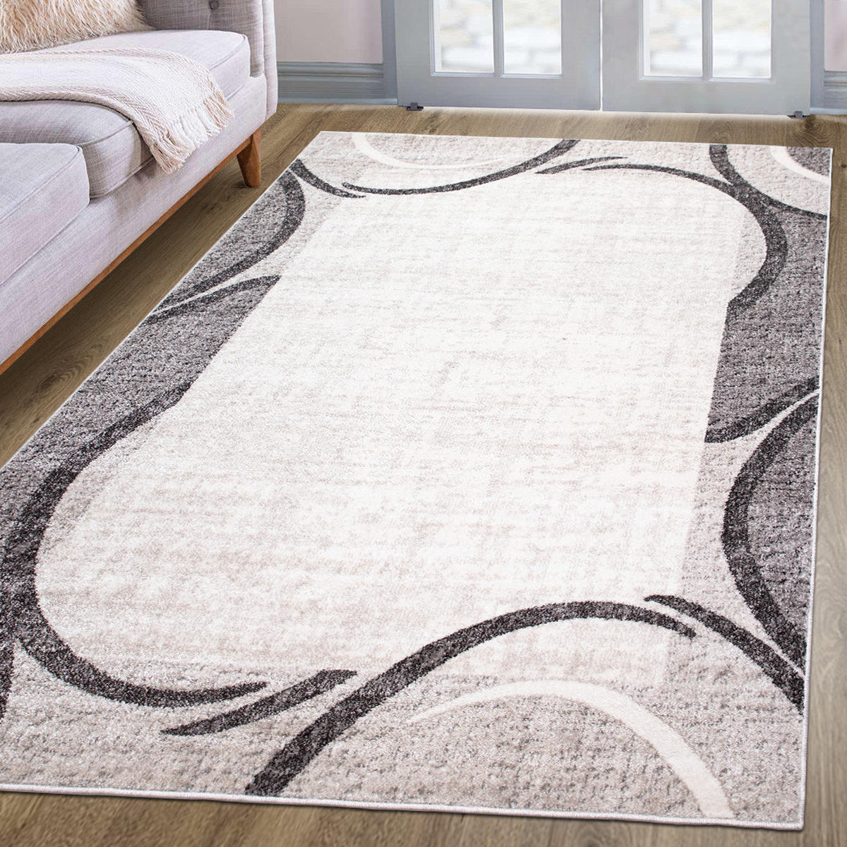 WEBTEPPICH 120/170 cm Creme  - Creme, Design, Kunststoff/Textil (120/170cm) - Novel